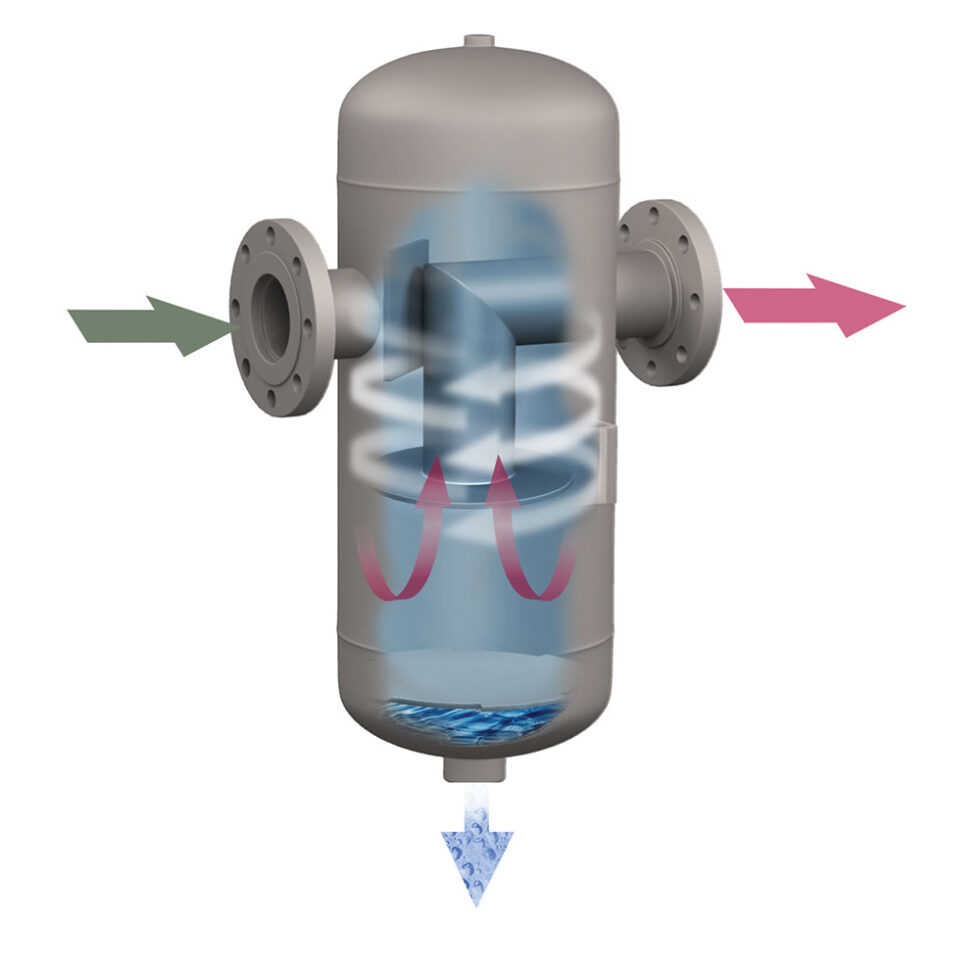 تله آبگیر کمپرسور Water Separator شرکت تولیدی و صنعتی پارس کمپرسور